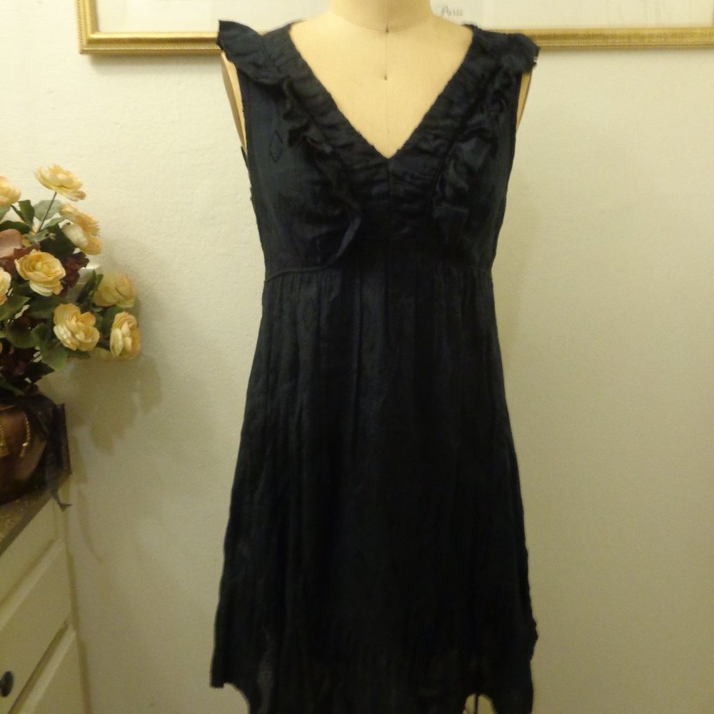 BeBop  Black Ruffle Sleeveless Sundress